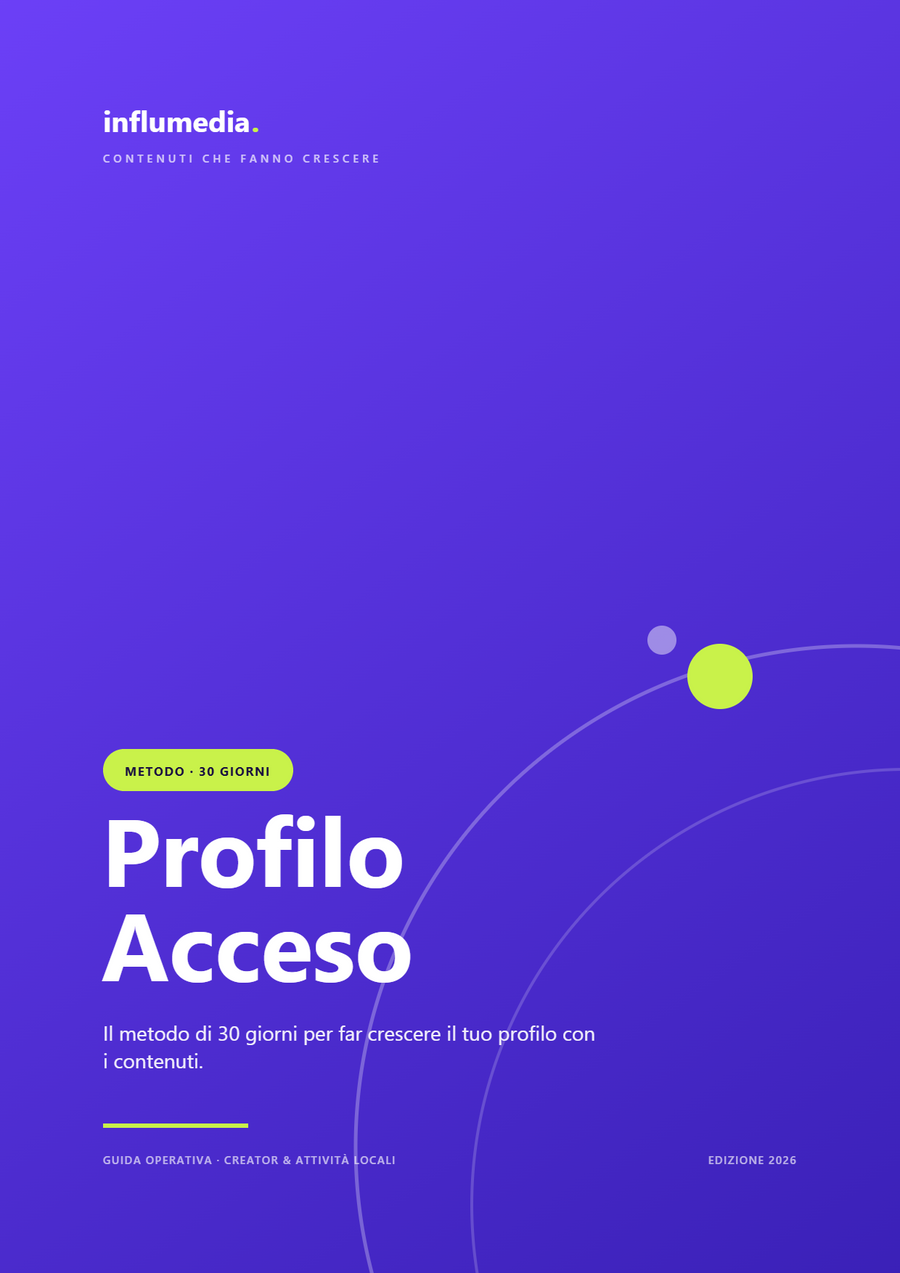 Profilo Acceso - Il metodo di 30 giorni per crescere con i contenuti (Ebook)