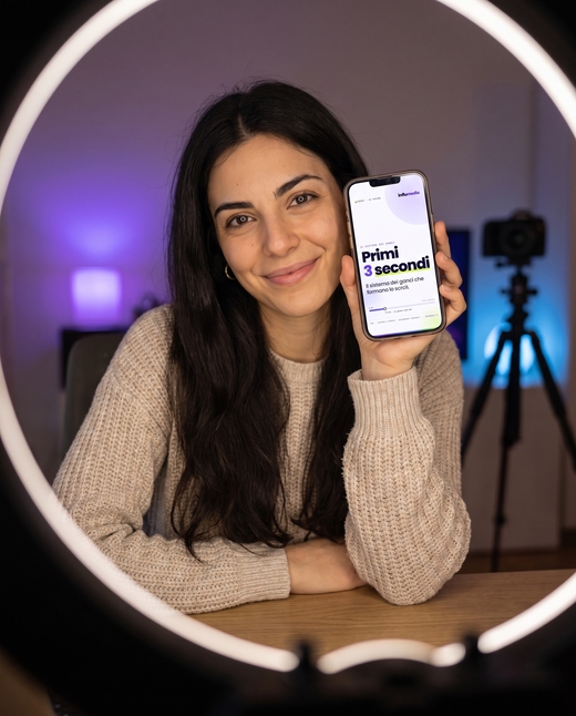 Guida influmedia letta su telefono o tablet
